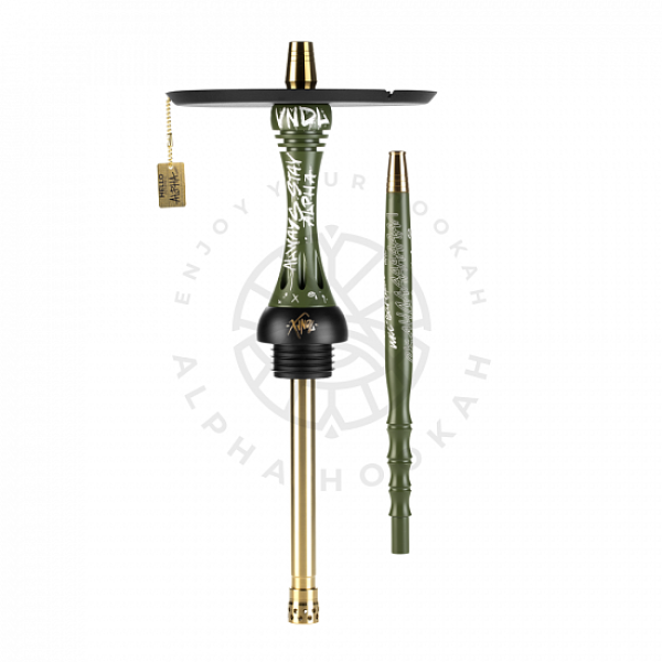 Кальян Alpha Hookah X VNDL Olive Зелёный (42 см) в Нарьян-Маре