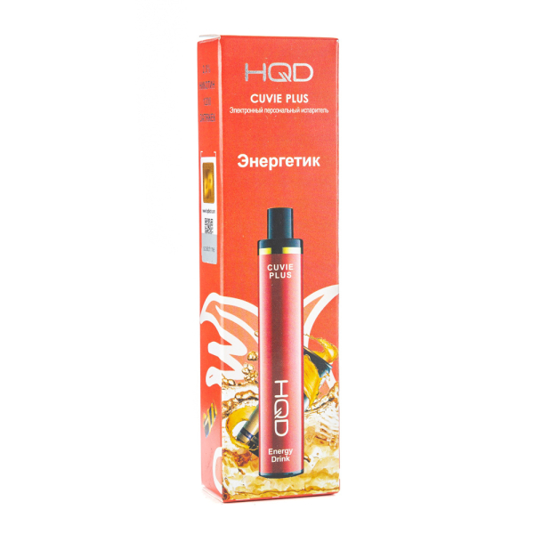 Одноразовая электронная сигарета HQD Cuvie Plus Energy Drink (Энергетик) 1200 затяжек в Нарьян-Маре