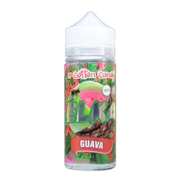 Жидкость Cotton Candy ЁLKA GUAVA (Хвоя С Мятой И Гуавой) (120 мл, 0 мг/мл) в Нарьян-Маре