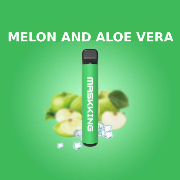 Одноразовая электронная сигарета Maskking High Pro Melon And Aloe Vera (Дыня Алоэ Вера) 1000 затяжек в Нарьян-Маре