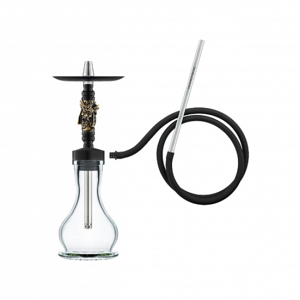 Кальян Honey Sigh Mini Dark Exclusive Samurai Серебристый (38 см) в Нарьян-Маре