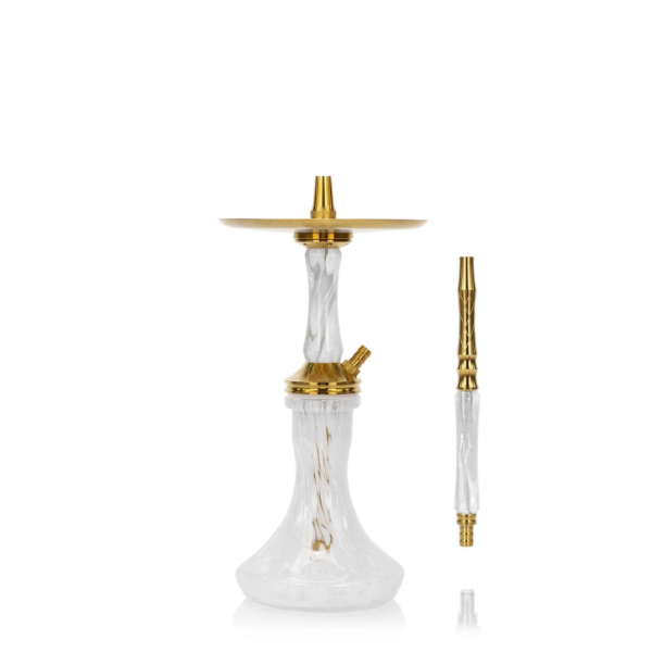 Кальян Ocean Hookah Kaif Small 2 (золотой,белый, 53 см) в Нарьян-Маре