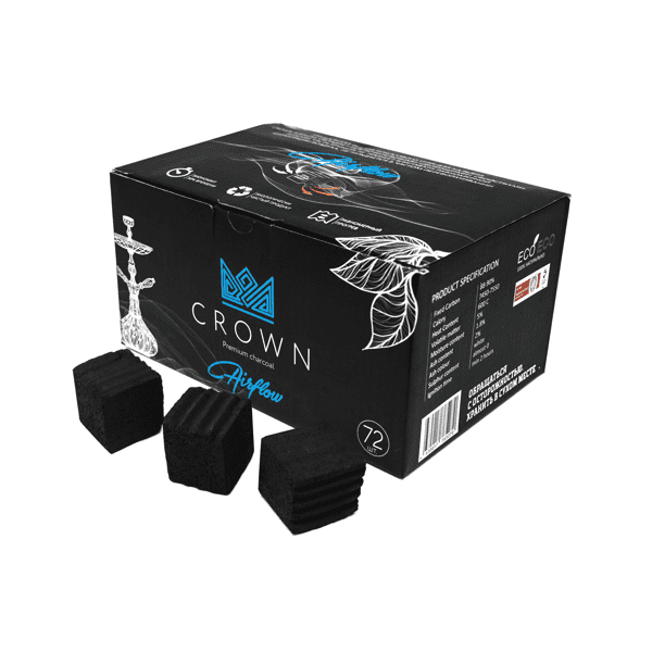 Уголь Crown Airflow Кокосовый 72 Шт (25 Мм) в Нарьян-Маре