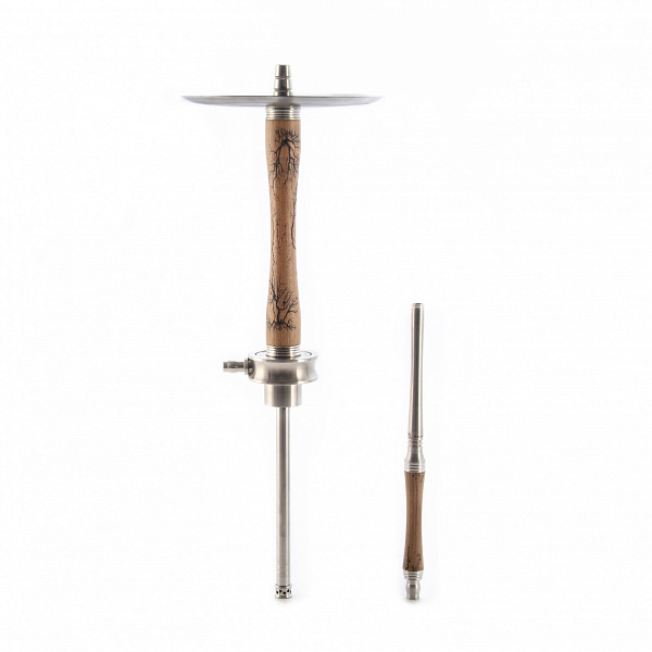 Кальян Y.K.A.P. EGO Grom Pro E2 (Серебро,Коричневый, 53 см) в Нарьян-Маре