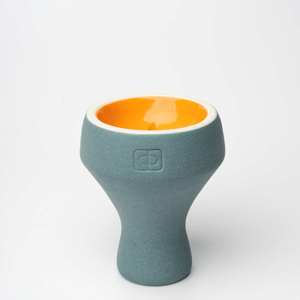 Чаша Форма Турка Бетон (Голубой/Оранжевый) в Нарьян-Маре