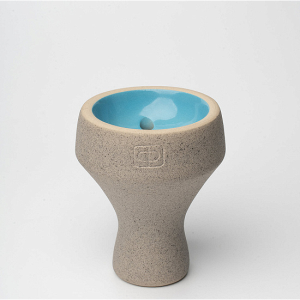 Чаша Форма Турка Бетон (Серый/Голубой) в Нарьян-Маре