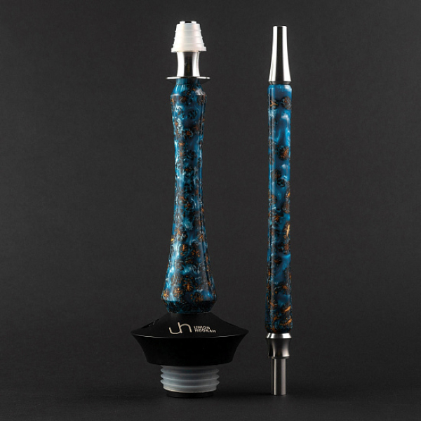 Кальян Union Hookah Sleek Акрил С Шишками Голубой   в Нарьян-Маре