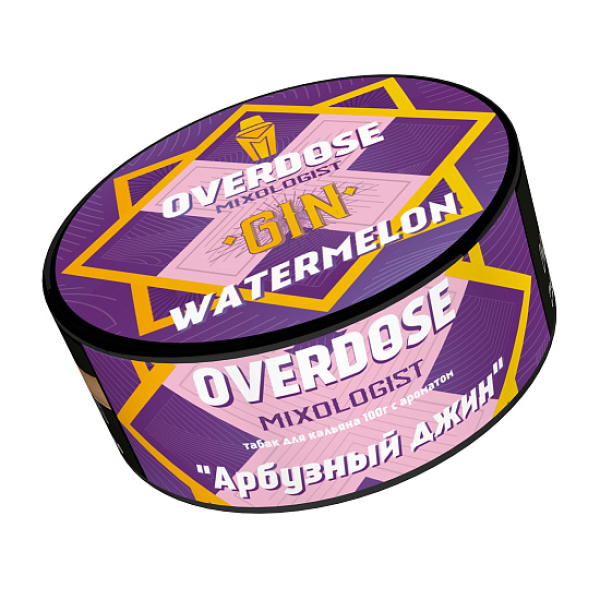Табак Overdose Gin Watermelon  100 грамм в Нарьян-Маре