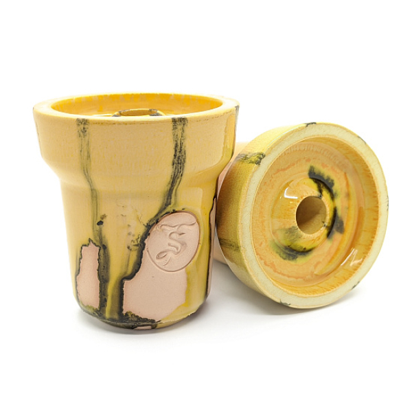 Чаша St Bowls Phunnel Glaze Желтая С Полосками в Нарьян-Маре
