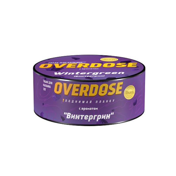Табак Overdose Wintergreen 25 грамм в Нарьян-Маре