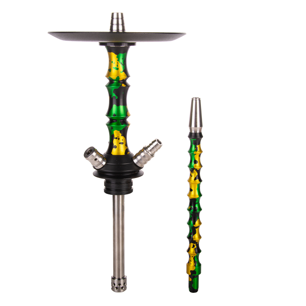 Кальян Mamay Customs Asian Micro Special Anod Зелёно Золотой Камуфляж в Нарьян-Маре