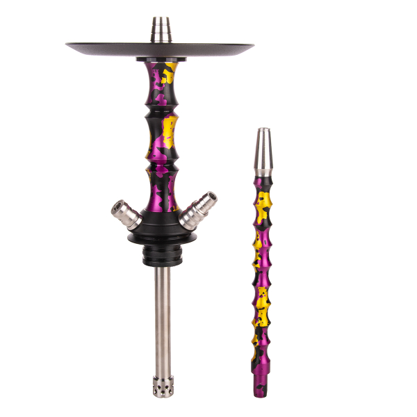 Кальян Mamay Customs Asian Micro Special Anod Пурпурно Золотой Камуфляж в Нарьян-Маре