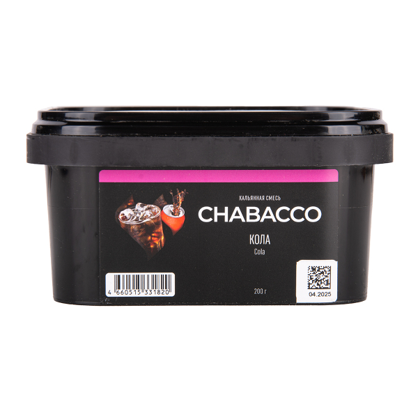 Бестабачная смесь Chabacco Medium Cola 200 грамм в Нарьян-Маре