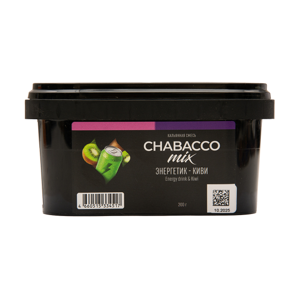Бестабачная смесь Chabacco Mix Medium Energy Drink & Kiwi 200 грамм в Нарьян-Маре