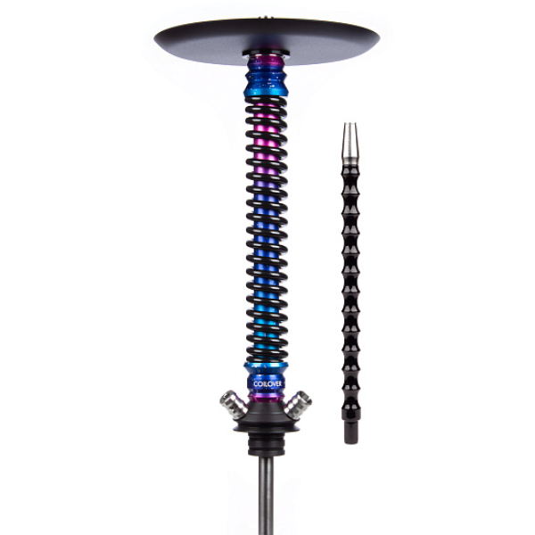 Кальян Mamay Customs Coilover Big Anod Blue Space Черный Глянец в Нарьян-Маре