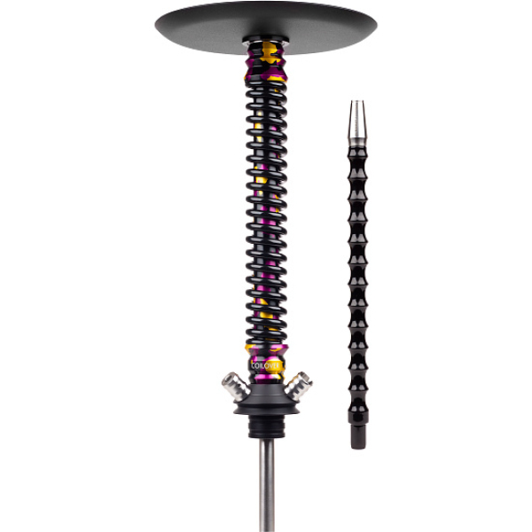 Кальян Mamay Customs Coilover Big Anod Special Purple Gold Camo Черный Глянец в Нарьян-Маре