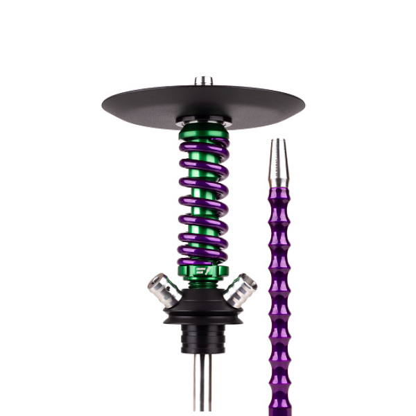 Кальян Mamay Customs Coilovers Micro Anod Green Фиолетовый Лак в Нарьян-Маре