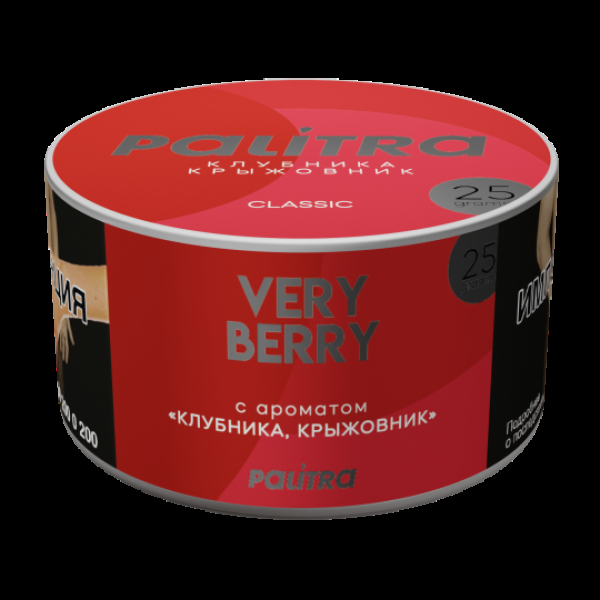 Табак Palitra Very Berry Клубника Крыжовник 25 грамм в Нарьян-Маре