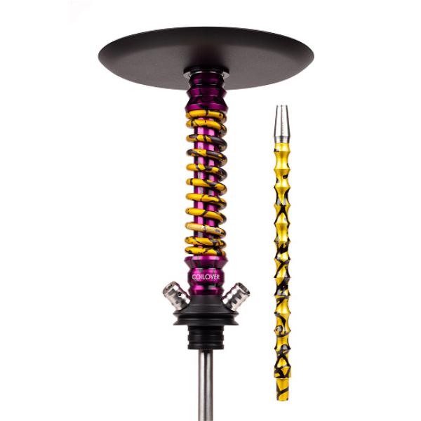 Кальян Mamay Customs Coilovers Mini Special Anod Purple Splash Gold Splash в Нарьян-Маре